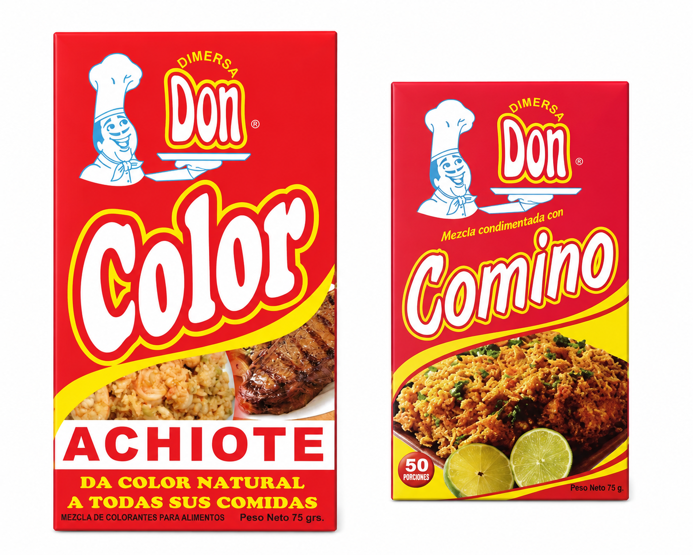 Don Sabor Comino y Don Sabor Achiote